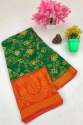 Chiffon Brasso sarees with blouse