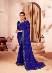 Chiffon Prints, Stone Embellished saree