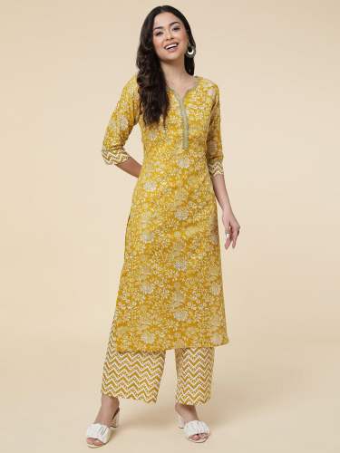 cotton Kurta Palazzo set for summer wear