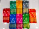 cotton zari border bandhani saree thumb 4