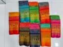 cotton zari border bandhani saree thumb 5