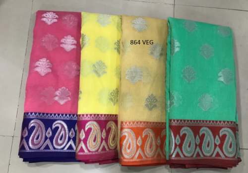 designer chanderi saree