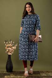 Designer pure cotton Kurtis with both side pocket