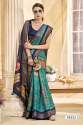  Dola Silk Floral Print Saree with Blouse  thumb 5