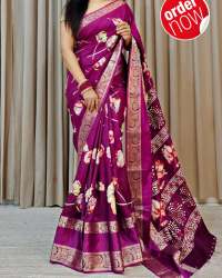  Dolla Cotton Silk Sarees with viscose jacquard border