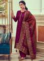Embroidery Dolla Silk Handwork Salwar Suit  thumb 2