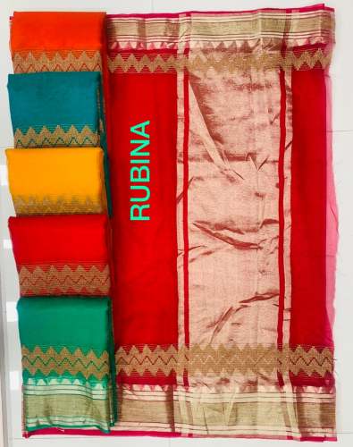 Exclusive silk sarees with enticing border