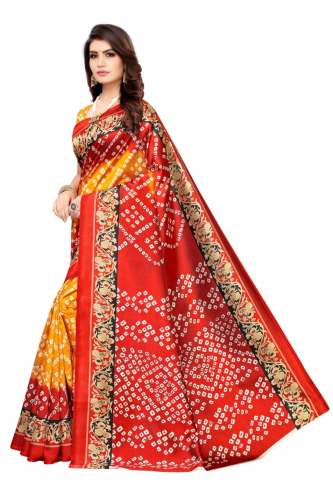 Fancy Bandhani Silk Saree