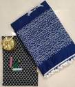Fancy Block Print Cotton Mulmul Saree  thumb 4