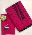 Fancy Block Print Cotton Mulmul Saree  thumb 9