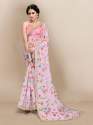 FANCY DIGITAL PRINTED ORGANZA SAREE WITH BLOUSE thumb 10