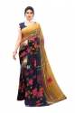 Fancy Georgette chiffon saree thumb 1