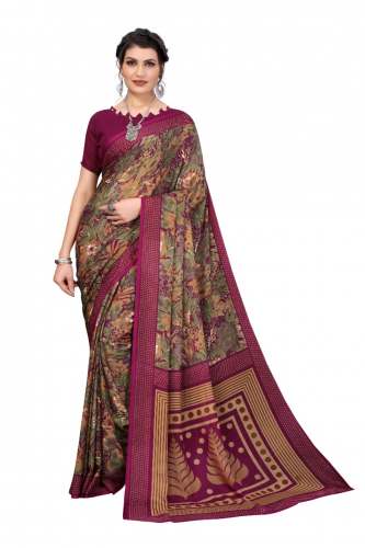 Fancy Georgette saree with blouse SAREE