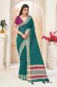 FANCY LINEN SAREE thumb 1