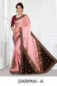 FANCY LYCRA-VELVET SAREES WITH STONES thumb 3