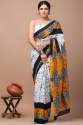 Fancy Nylon Dola Silk With Digital printed Saree thumb 8