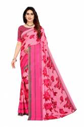 fancy Pure Georgette saree