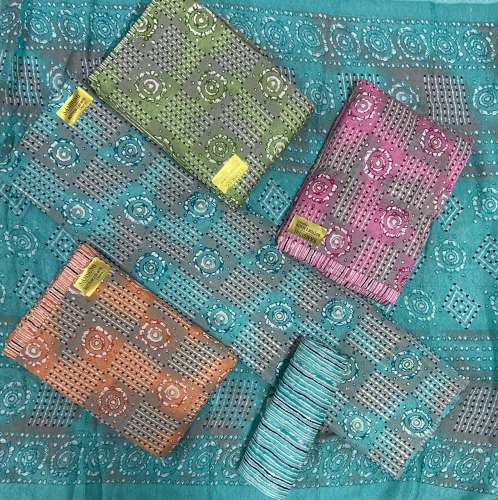 Fancy Sansung Cotton Printed Dress Material 