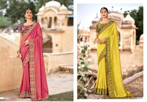 Fancy sarvoski  Work Saree