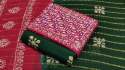 Geet Gauri Batik with aari work churidar suit