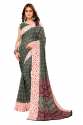 Geet Gauri Daily wear Georgette Poonam printed saree with blouse thumb 4