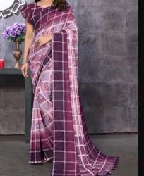 Geet Gauri Daily wear Georgette printed saree with blouse