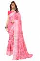 Geet Gauri Daily wear Poonam print lehariya saree with blouse