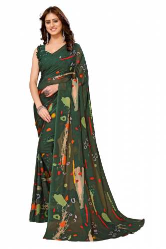 Geet Gauri Daily wear Poonam printed floral saree﻿