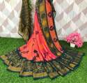 geet gauri daily wear printed saree with blouse thumb 1