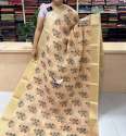 Geet Gauri Dolla cotton silk sarees with Digital printed beautiful classic Kalamkari design thumb 2