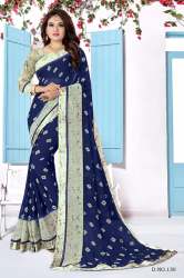 Geet Gauri Fancy Geogette Saree