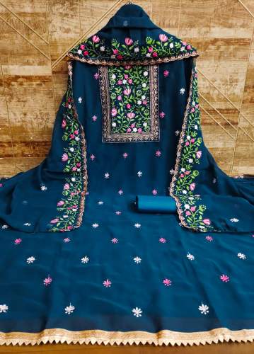 Geet Gauri Fashion present Georgette Embroidery suit