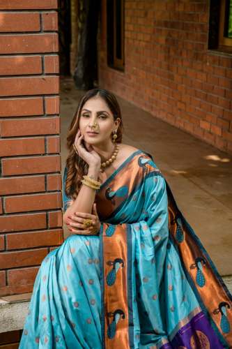 Geet Gauri Fashion Present Premium Paithani Saree