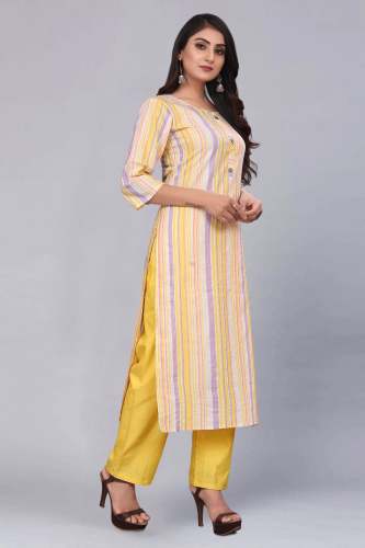Geet Gauri Fashion Presents Cotton Kurti pant Set 