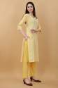 Geet Gauri Fashion Presents Cotton Kurti with Pant set  thumb 1