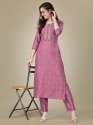 Geet Gauri Fashion Presents Designer Rayon Sequence Kurta pant set thumb 3