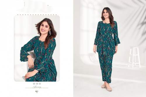 Geet Gauri Premium Rayon export quality Cord Set 