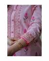 Geet Gauri Fashion Presents Pink Hand-Painted Afghani Suit thumb 2