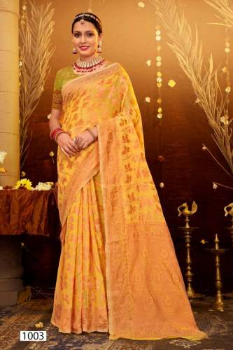 Geet Gauri Fashion Soft Cotton Rich Pallu Saree