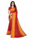 Geet Gauri georgette bandhani saree with foil  thumb 1