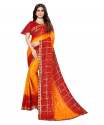 Geet Gauri georgette bandhani saree with foil  thumb 2