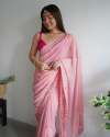  Geet Gauri Georgette saree with Embroidery And Real Mirror Work thumb 4