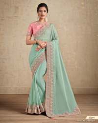 Geet Gauri present premium Designer Turkish color saree