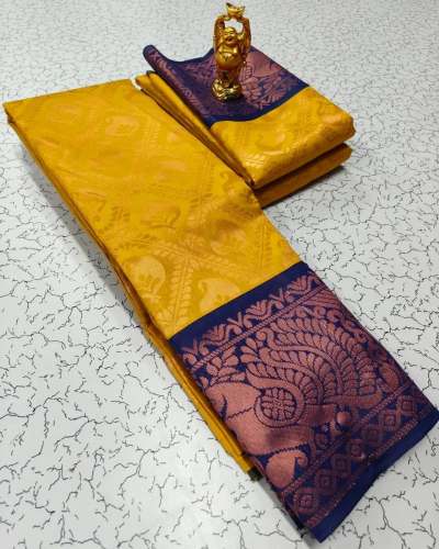 Geet Gauri Presents Art Silk Kanchipuram saree