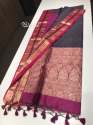Geet Gauri Presents bandhani woven Tussar silk saree with rich weave pallu thumb 2