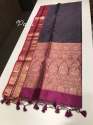 Geet Gauri Presents bandhani woven Tussar silk saree with rich weave pallu thumb 3