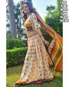 Geet Gauri Presents cotton Foil Print With Lace Designer Navratri Lehenga Choli thumb 4