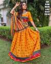 Geet Gauri Presents cotton Foil Print With Lace Designer Navratri Lehenga Choli thumb 6