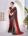 Geet Gauri Presents Georgette printed Saree With Lace Borders thumb 2