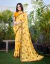 Geet Gauri Presents Georgette printed Saree With Lace Borders thumb 5